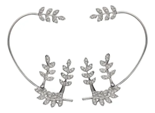 comprar Par Aretes Cuff Sin Perforación Extra Climber Moda