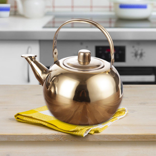 Tetera De Acero Inoxidable Para Servir Café, Tetera Con