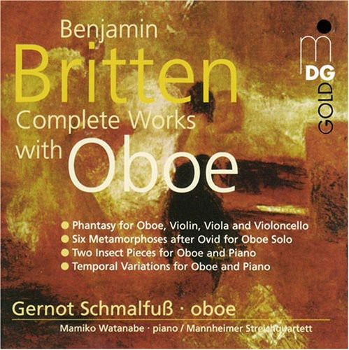 Cd De Obras Completas Para Oboe De Britten//schmalfus//watan
