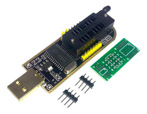 Programador Usb Ch341 Eeprom 24/25 Con Zocalo Zif Bios