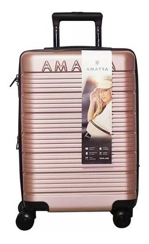 Valija Carrito Reforzada 20 Abs Amayra Color Rosa Lisa