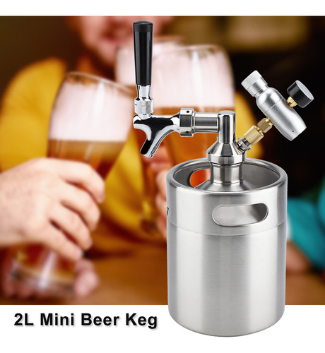 Mini Barril De 2 Litros Con Grifo