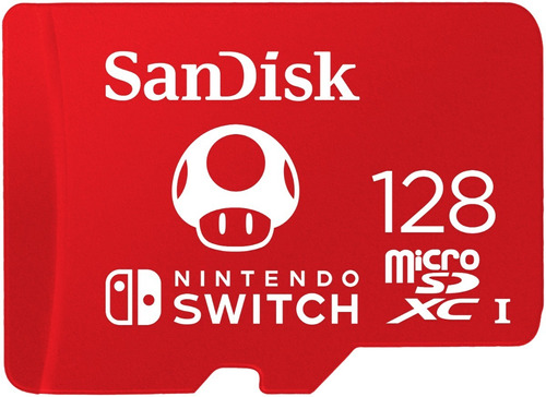 Micro Sd 128gb Sandisk Memoria Oficial Nintendo Switch