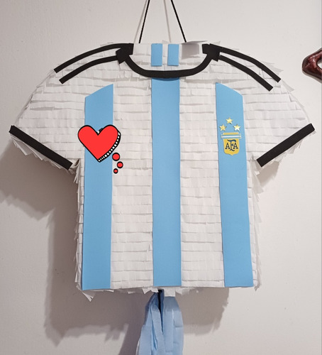 Piñata La Camiseta De Argentina 