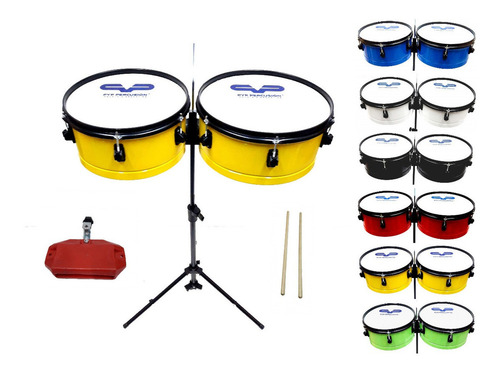 Timbaleta Pintada Economica F Color Amarillo