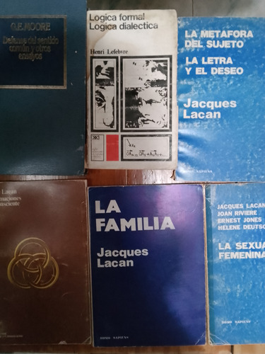 Lote De Libros(lacan, Lafebre,moore)