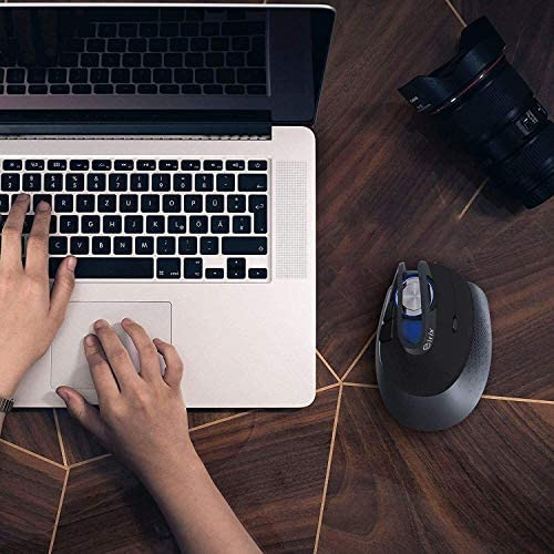 Mouse Vertical Inalámbrico Recargable, Mouse Ergonómico De Á