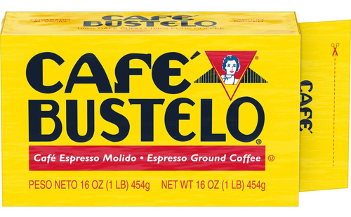 Cafe Bustelo Espresso Ladrillo De Cafe Molido Tostado Oscuro