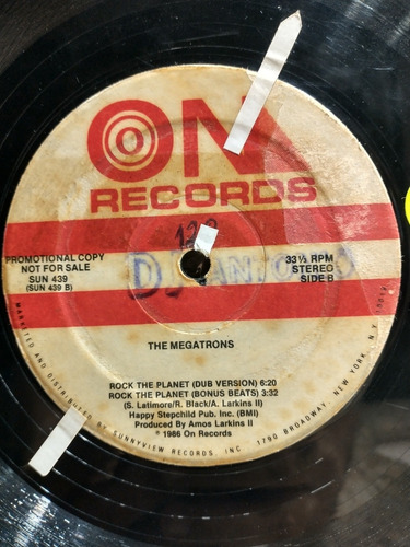 Vinil The Megatrons - Rock The Planet (1986) On Record (Usado)