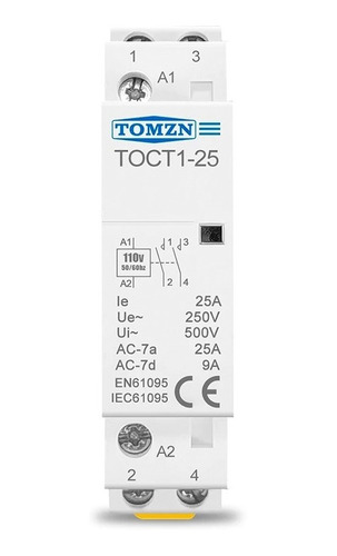 Contactor Relevador 2 Fases 25a 110v Motor Bomba Arduino