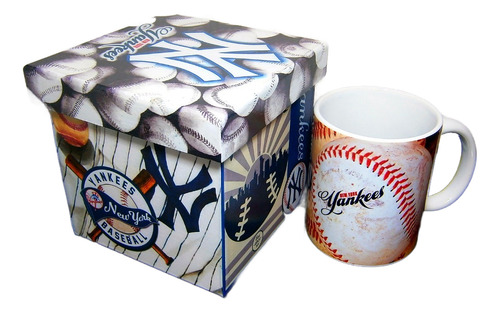 Yankees De Nueva York, Taza Y Estuche Game Over
