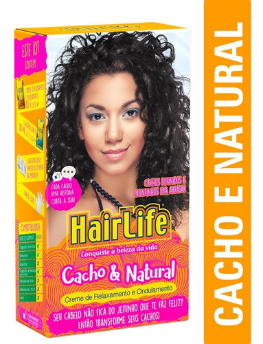 Creme Alisante Hairlife Cacho E Natural Hair Life