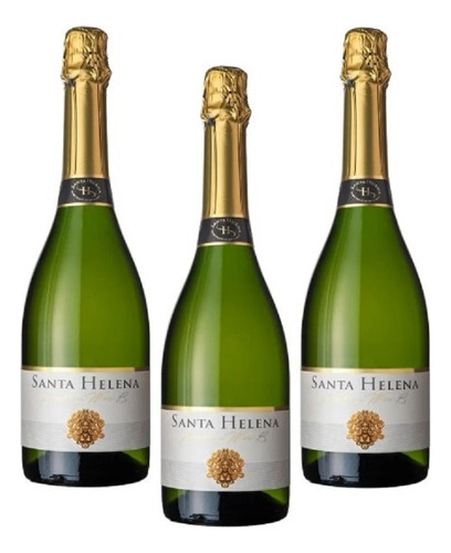 Espumante Santa Helena Sparkling Wine B 750cc X 3 Unidades