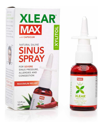 Spray Nasal Xlear Max Xilitol Spray 1.5oz