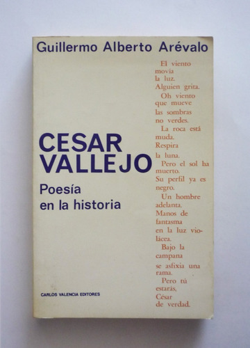 Guillermo Alberto Arevalo - Cesar Vallejo Poesia 