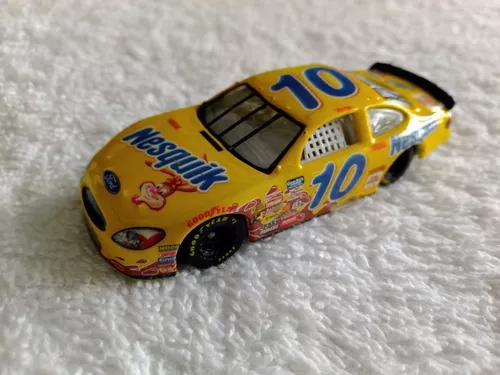 1999 Hot Wheels Ford Nesquik #10 Race Car, Made in Thailand