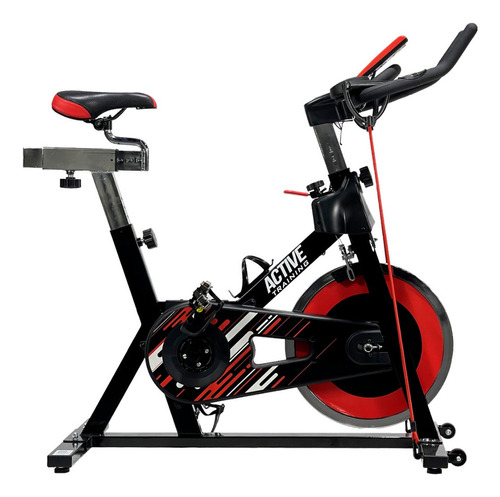Bicicleta fija Active Training GDX-880SP para spinning color negro y rojo