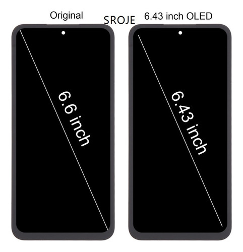 Sjp Pantalla Lcd Oled Azul Oscuro For Samsung Galaxy A55 De