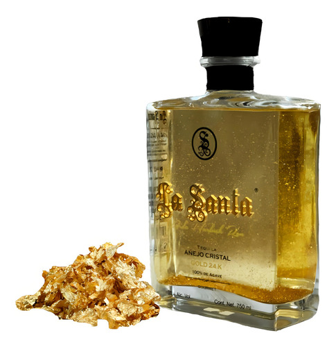 Pack De 4 Tequila La Santa Añejo Cristal 750 Ml