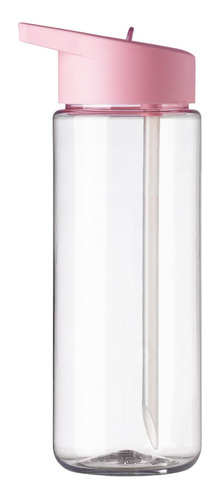 Botella Transparente Plástico Agua 750 Ml Pico Rebatible