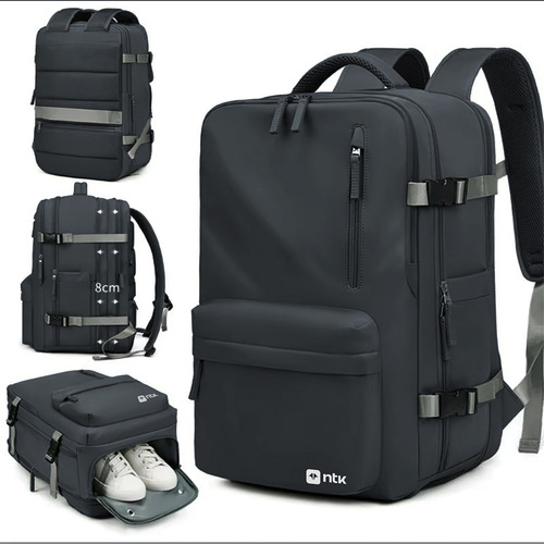 Mochila Para Viagens Trip Em Poliéster 290d Ntk Cor Preto