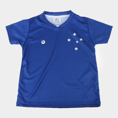 Camiseta Bebê Infantil Cruzeiro Sublimada Torcida Baby