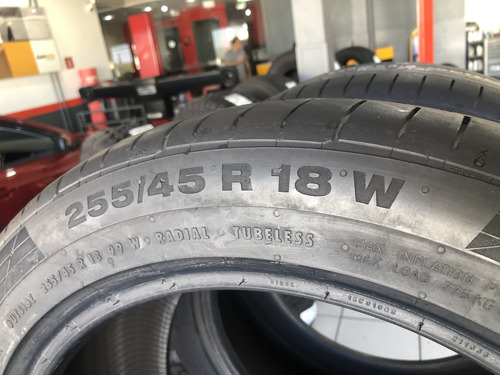 Kit 02 Pneus 255/45r18 Continental C.sport5 99w Runflat (Usado)