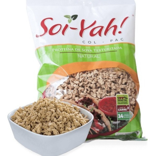 Soya Texturizada,  Sabor Natural 300 Grs 