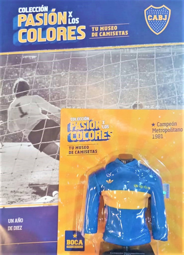 Camiseta Boca Campeon Metropolitano 1981 Pasion Por Los Colo