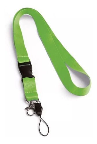 Lanyard Cinta Con Porta Credencias Y Celular X 10unid. Color