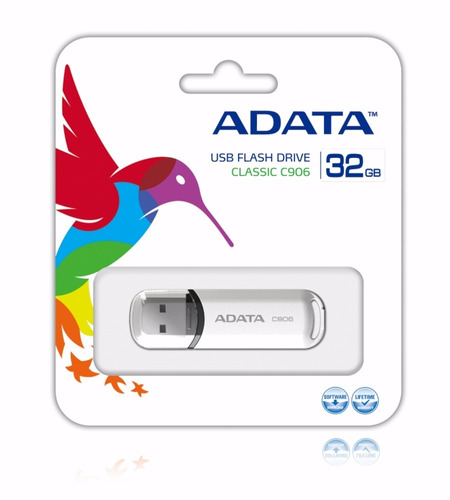 Memoria Adata Usb 32gb Ac906 Blanca