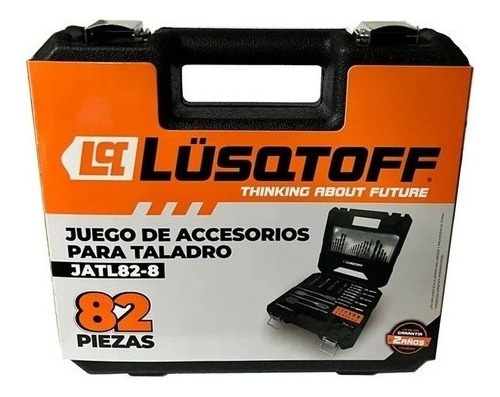 Juego Brocas Y Accesorios P/ Taladro 82 Pz Lusqtoff Jatl82-8