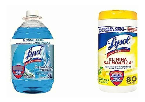 Lysol Limpiador Líquido Desinfectante Multiusos Pure