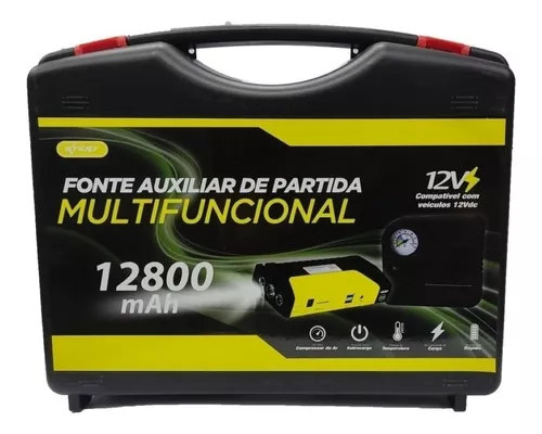 Powerbank automotivo - Auxiliador de partidas