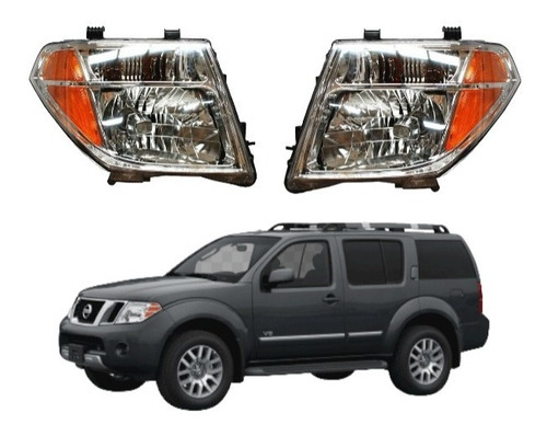 Par Faros Nissan Pathfinder 2005 2006 2007 Derecho=izquierdo