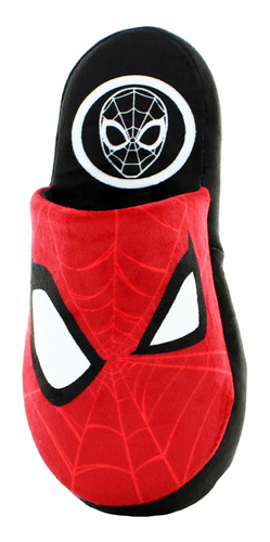 Spiderman Pantufla Casual Rojo Y Negro Para Niño 80285