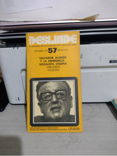Revista Deslinde #57 Salvador Allende Y La Experiencia Socia