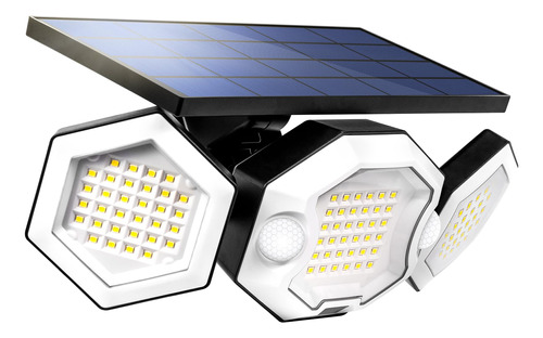 Saatly Luces Solares Para Exteriores, 100 Led 6500 K, Luces 