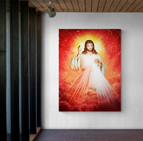 Cuadro Lienzo Jesus Divina Misericorda 001 50x40cm