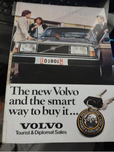 Follleto Catálogo Original Impreso Volvo 1979