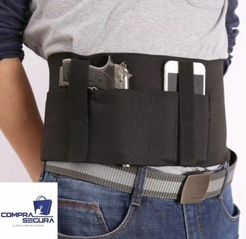 Imagen 1 de 5 de Funda De Pistola De Transporte Oculto Banda Elástica Táctica