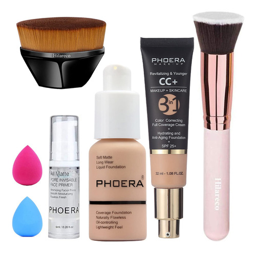 Phoera Foundation, Phoera Cc+ Crema Correctora De Color Crem