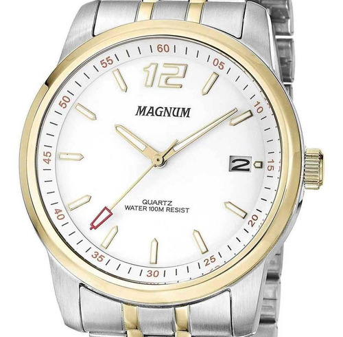 Relógio Magnum Masculino Ref: Ma31962b Casual Bicolor
