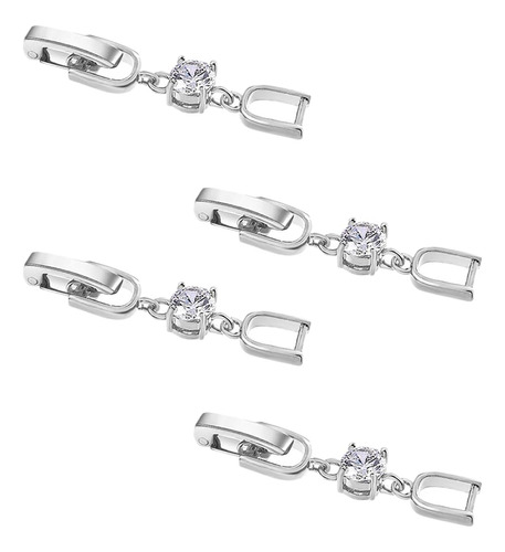 Extensor De Collar Y Pulsera De Plata Mujer, 4 Piezas B...