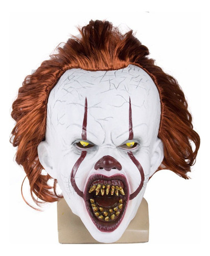 Halloween Latex Mask Eso The Clown Pennywise Led