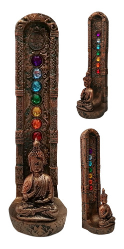 Porta Incienso Buda 7 Chakras Quemador Incienso De Varita 