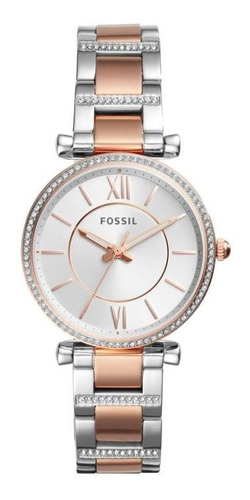 Reloj Fossil Correa Metal Dorado Y Rose