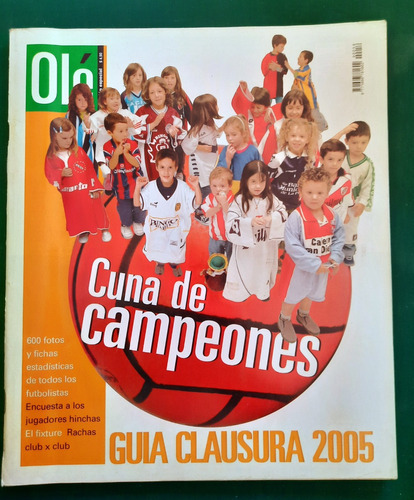 Revista Guia Olé Torneo Clausura 2005 River Boca 