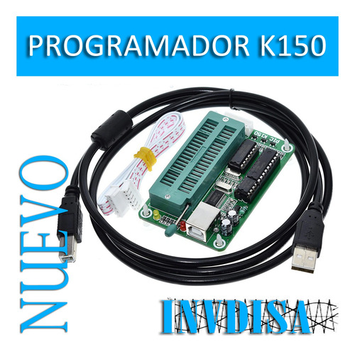 Programador Pic K150 Separadores Cable Usb Iscp (Usado)