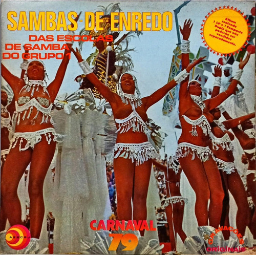 Sambas De Enredo Das Escolas De Samba Grupo 1 Lp 3938